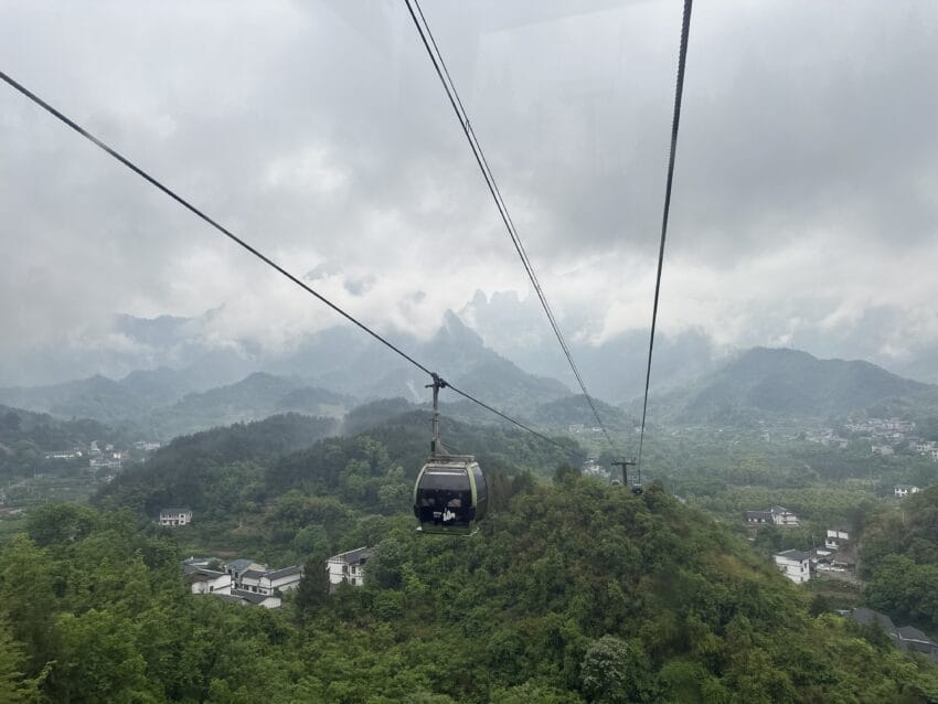 Qué ver en Zhangjiajie - Funicular Montaña Tianmen